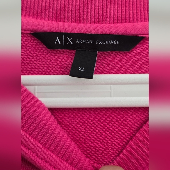 Armani Exchange Women's Longsleeve Sweatshirt Vertical Side Logo XL - Picture 4 of 8